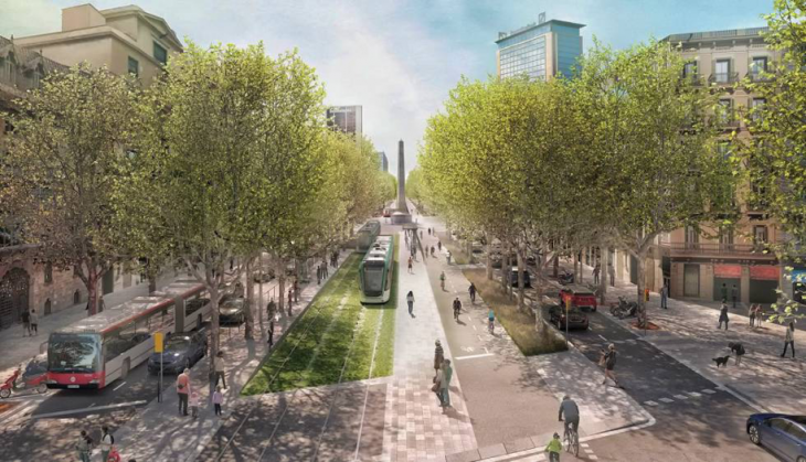 THE RENEWAL OF THE DIAGONAL AVENUE, BARCELONA